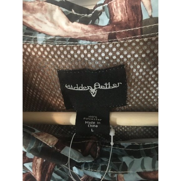 New Hidden‎ Antler Men's Camo Long Sleeve Vented Back Hunting Shirt Sz L NWT - Picture 2 of 10